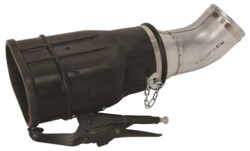 Rubber Nozzle with Probe Opening and Clamp Fixing