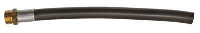 Outlet hose for water. Made of braided nitrile rubber.
