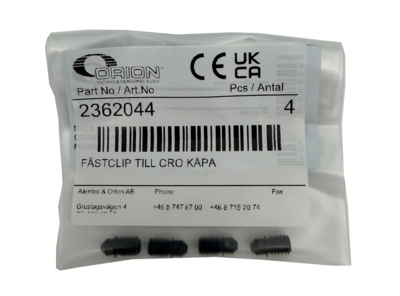 Mountingclip for cover CRO series