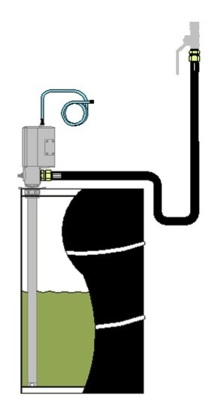 Installation kit for air operated drum pump (excl. FRL)